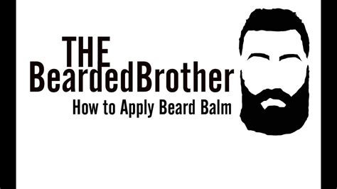 First i take some balm and warm it up in the palm of my hands. How to Apply Beard Balm - YouTube