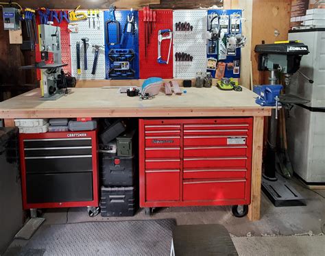 Garage Workbench Garage Organization