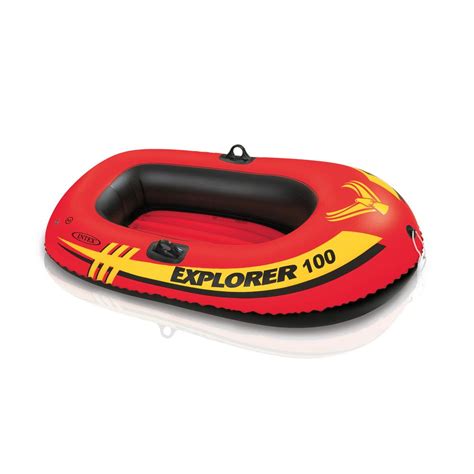Intex Explorer 100 1 Person Inflatable Floating Boat Pool Float 58329ep