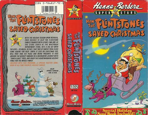 How The Flintstones Saved Christmas December 25 2011 Vhs Cover Scan