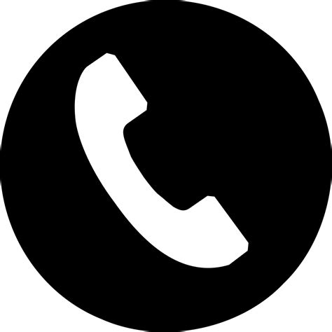 Phone Icon Circle Png