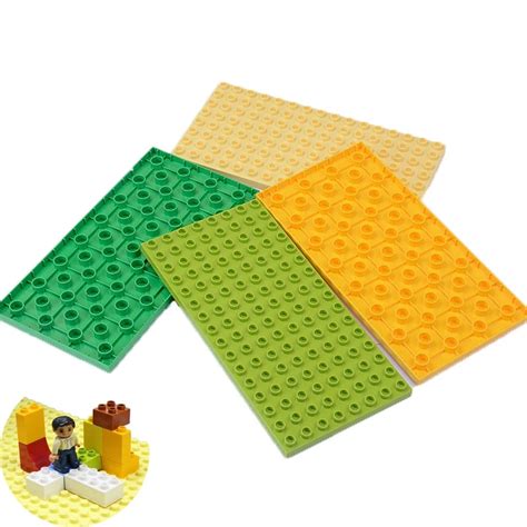 large lego base plates table building blocks baseplates big 128 72 big bricks 16 aliexpress