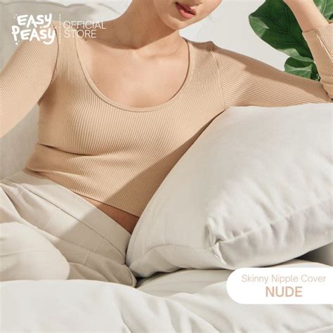 Cod Easy Peasy Skinny Nipple Cover In Nude Seamless Nipple Tape Reuseable Sweatproof Lazada Ph