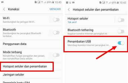 Siapkan kabel data (usb) bawaan hp. Cara Berbagi Internet HP Samsung ke Laptop dengan Kabel ...