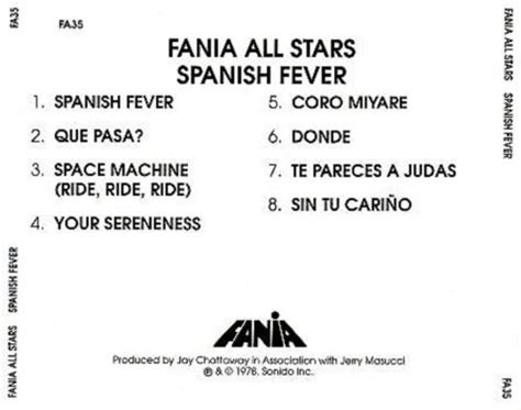 Fania All Stars Spanish Fever 1978