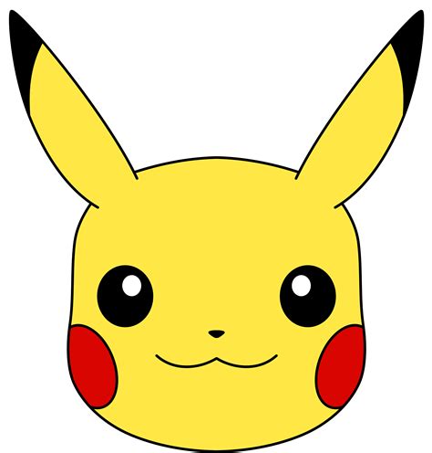 Pikachus Face Vector By Ryanthescooterguy On Deviantart
