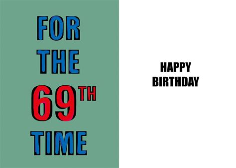 Greeting Cards Birthday Bff 69th Birthday Card For Best Friend Funny
