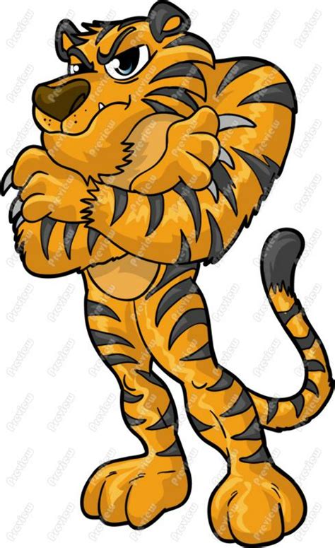 Download High Quality Tiger Clipart Standing Transparent Png Images