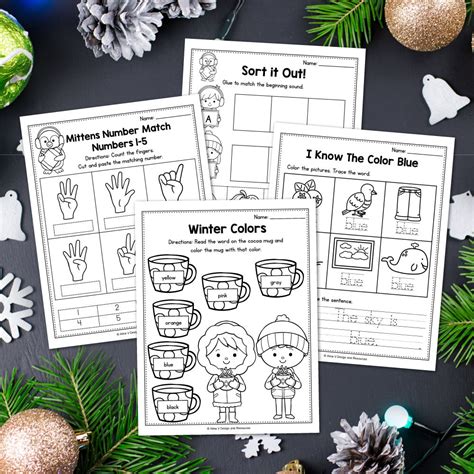 Free Printable Winter Worksheets For Preschool My Nerdy Teacher