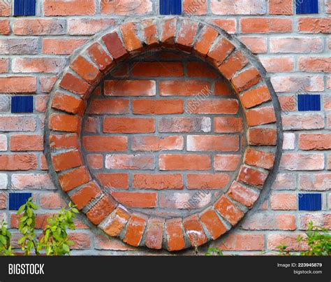 Round Brick Frame Wall Image And Photo Free Trial Bigstock
