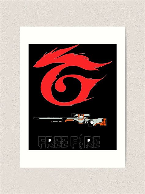 Free Fire Garena Logo Art Print For Sale By Fournationdg Redbubble