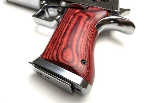 Wood Grip Desert Eagle50aesmooth Red Awg 1430 Pandora Arms