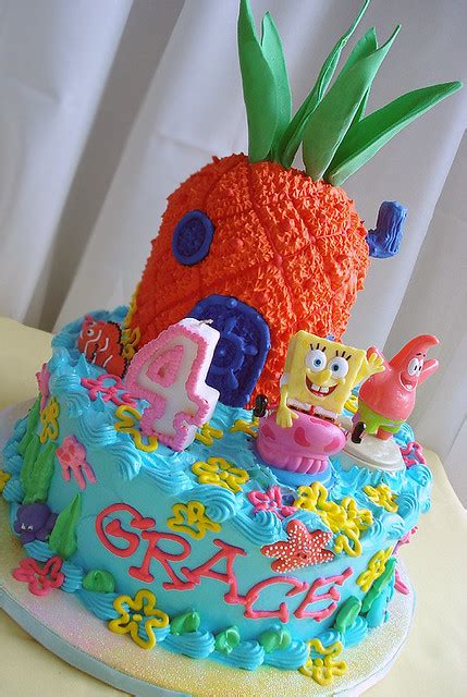 spongebob squarepants cake 2 a photo on flickriver