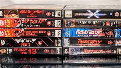 Friday The 13th Vhs Tape Collection 📼📺🎬🎥 Youtube