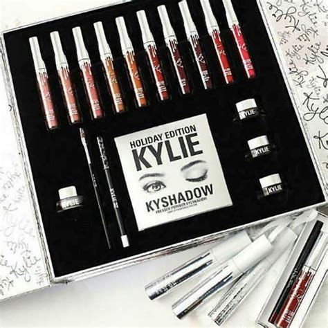 New Kylie Jenner Holiday Edition Box Kit Christmas Edition Matte Lip Gloss Sets Collection Hot