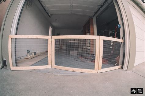 Modern Garage Door Gates For Dogs With Simple Decor Carport And