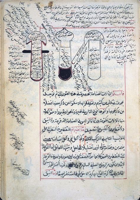 Imagery Of Alchemical Apparatus In Arabic Manuscript Alchemy Imagery
