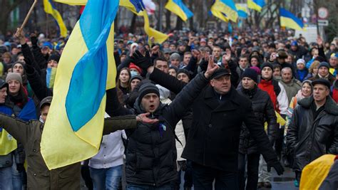 Ukraine Protesters Demand That Government Go