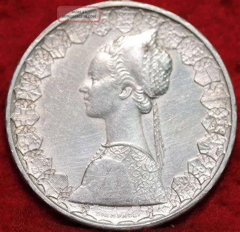 1958 Italy Silver 500 Lira Foreign Coin Sh