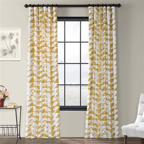 Yellow Patterns Curtains Free Patterns