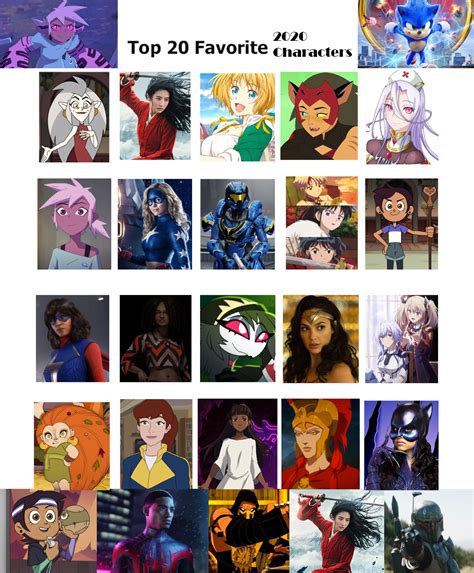 My Top 20 Favorite 2020 Female Characters By Jackskellington416 On