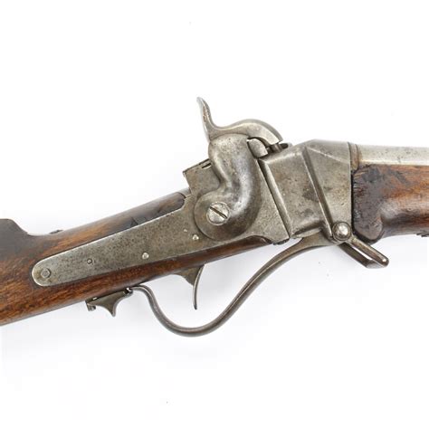 Us Civil War Confederate Linked Sharps 1853 Type Slant Breach Rifle