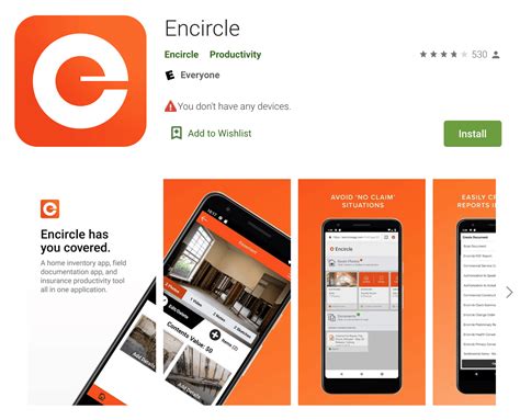 The website is essentially identical to the app's interface. Encircle-Home-Inventory-app-OnGenealogy - OnGenealogy