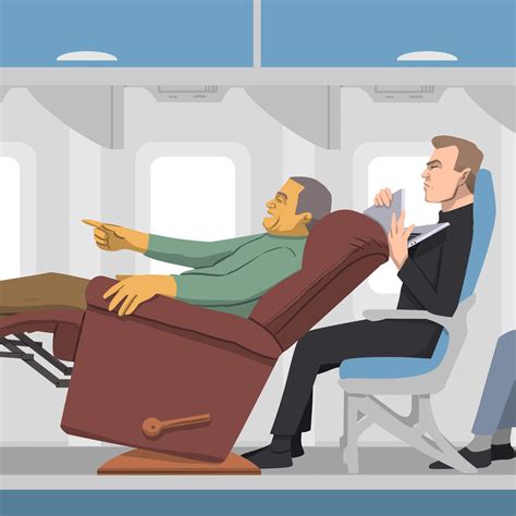 Reclining Your Airplane Seat Is Worse Than Manspreading Airplane Seats Recliner Trip Planning
