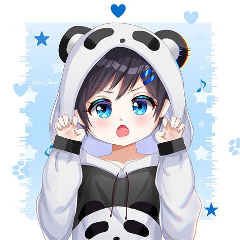 1920x1080px 1080p Free Download Girl Gesture Panda Cute Anime