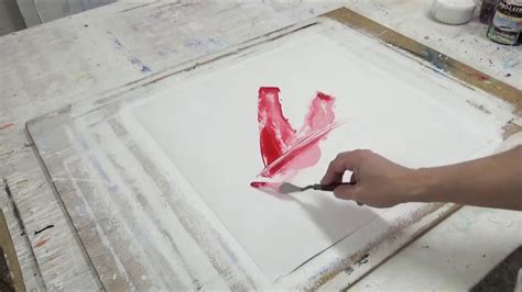 Cómo Pintar Un Cuadro Abstracto Fácil Con AcrÍlicos Y Espátula