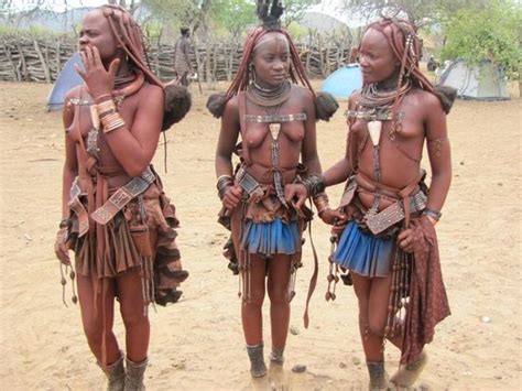 3 Himba Young Ladies Picture Of Otjikandero Himba Orphan Village