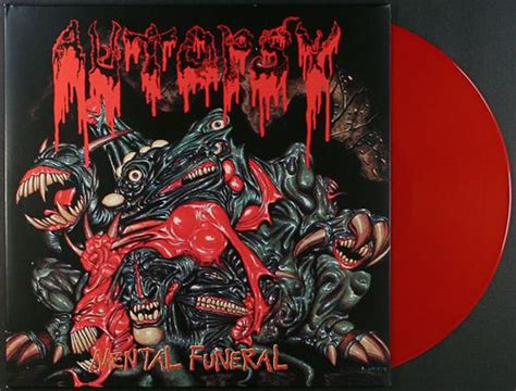 Autopsy Mental Funeral Remastered 180 Gram Red Vinyl Vinyl Lp