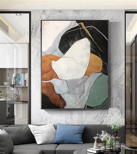 Original Abstract Painting Minimalist Painting Large Etsy In 2021