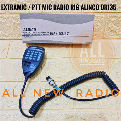 Jual Extra Mic Radio Rig Alinco Dr135 Dr 135 Mk1 Ptt Mic Rig Alinco
