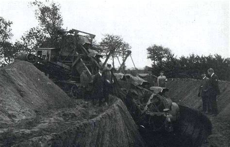 A7v Schützengrabenbagger Trench Digger Germany Trench World War I