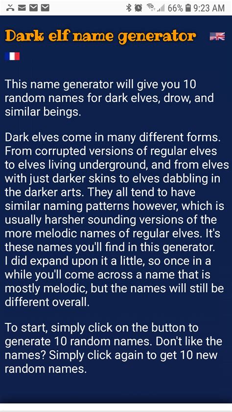 Măsurabil Mentalitatea Diversitate Fantasy Name Generator Dark Elf Parc