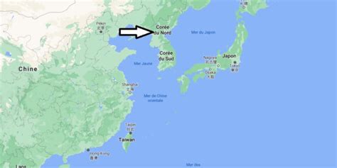 Ou Se Trouve La Mer Du Nord - Où se trouve La Corée Du Nord? Où est situé La Corée Du Nord | Où se trouve