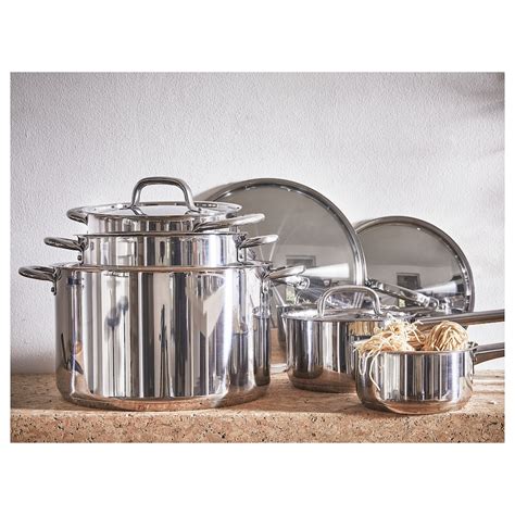 Ikea 365 9 Piece Cookware Set Stainless Steel Ikea