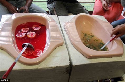 Indonesia S New Toilet Cafe Serves Up Meatball Soup And Cocktails In Latrines Daily Mail Online