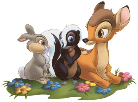 Image Bambi Flower Thumper Disneywiki