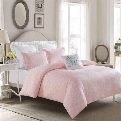 Shop Crystal Heart Comforter Set Pink Machine Washable Includes 1