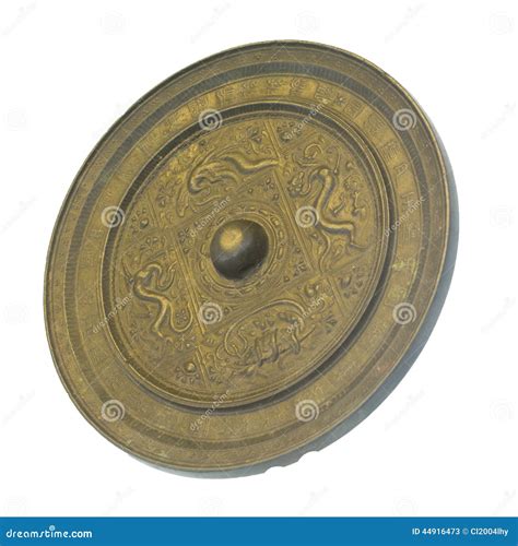 Ancient Chinese Bronze Mirrors Stock Image Image Of Backside