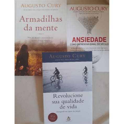 Livros Augusto Cury Ansiedade Armadilhas Da Mente Ou Revolucione Sua