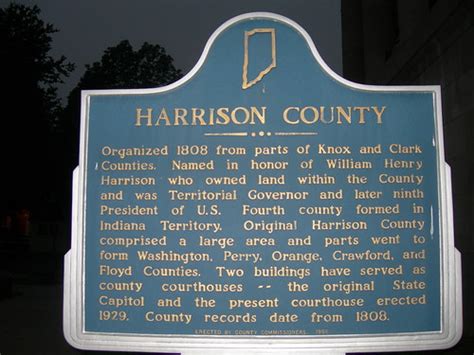 Harrison County Historic Marker Corydon Indiana Jimmy Emerson Dvm