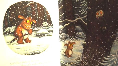 Threatened in turn by a fox, an owl and a snake, a little mouse scares them all off by claiming he is waiting for his monstrous friend the gruffalo. The Gruffalo Child-Children book - YouTube