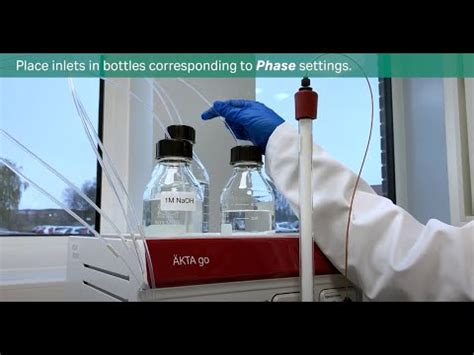 How to video Column and System CIP on ÄKTA go protein purification