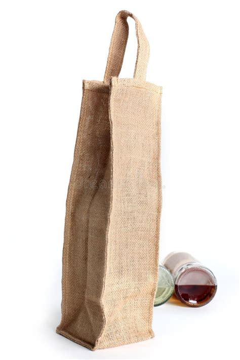 Eco Shopping Bag Made Out Of Recycled Hessian Sack Stock Image Image