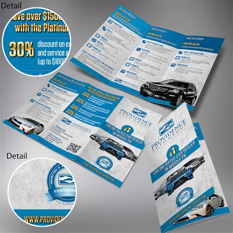 Providence Auto Group Trifold Brochure On Behance