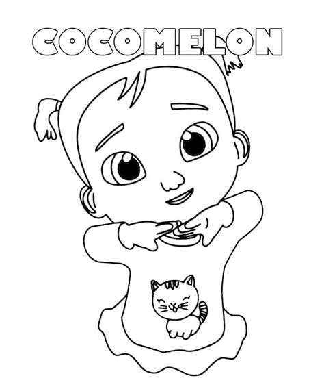 ️cocomelon Coloring Pages Free Download