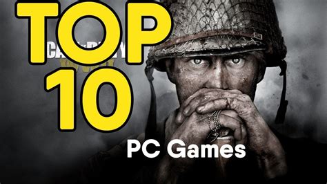 Top 10 Pc Games Of All Time Pc Games Games 2017 Youtube